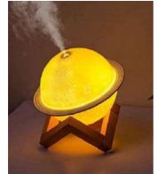 Saturn Humidifier for Bedroom, Office Table and Modern Desk Decor, Unique Air Moisture Gift Item for Daily Comfort, Home Styling and Corporate Gifting Use